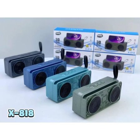 X-818 Dual Wireless Speaker <br> <span class='text-color-warm'>سيتوفر قريباً</span>
